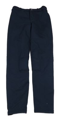 Tmavomodré jezdecké kalhoty Fouganza