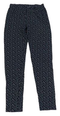 Tmavomodré puntíkaté legíny Yigga