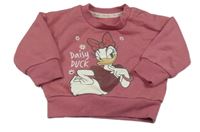 Vínová mikina s Daisy Primark