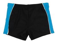 Černo-modré nohavičkové plavky