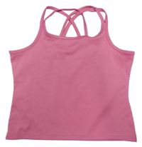 Růžový sportovní crop top Ergeenomixx
