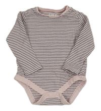 Růžovo-černé pruhované body F&F