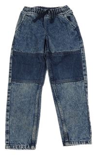 Tmavomodré melírované rifle Kiki&Koko