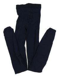 Tmavomodré punčocháče 