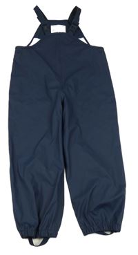 Tmavomodré nepromokavé laclové kalhoty