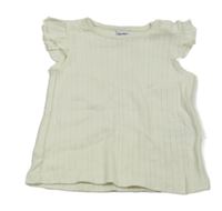 Smetanové vzorované tričko Dopodopo