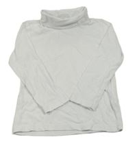 Bílé triko s rolákem 