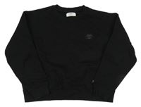 Černá mikina s výšivkou 