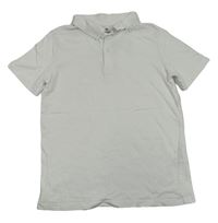 Bílé polo tričko H&M