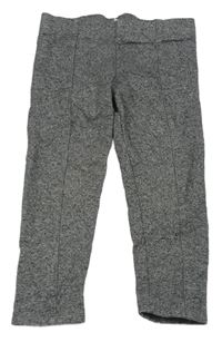 Šedé melírované zateplené legíny H&M