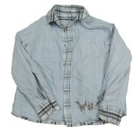 Světlemodrá oboustranná košile H&M