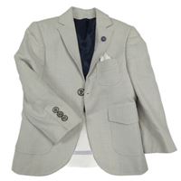 Béžové vzorované slavnostní sako 