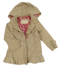 Béžový šusťákový jarní kabátek s kapucí Michael Kors