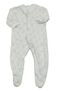 Bílý overal s medvídky F&F