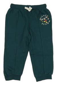 Tmavozelené tepláky s Mickeym Disney