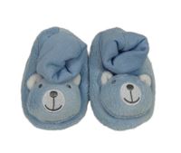 Světlemodré plyšové capáčky s medvídky Mothercare