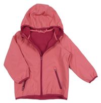 Růžová softshellová bunda s kapucí Kiki&Koko