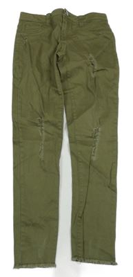 Khaki skinny rifle s prošoupáním Denim Co.
