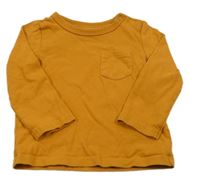 Hořčicové triko C&A