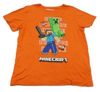 Oranžové tričko - Minecraft 