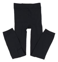 Tmavošedé zateplené punčocháčové legíny