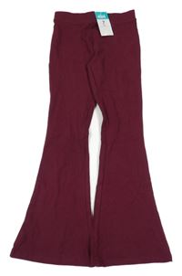 Nové - Vínové flare legíny Matalan