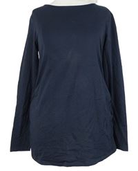Dámské tmavomodré triko H&M