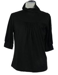 Dámské černé triko s rolákem George 