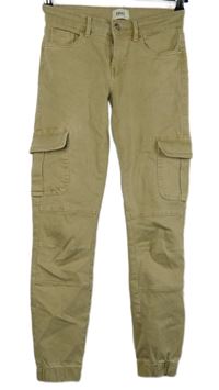 Dámské béžové cargo kalhoty s kapsami Only 