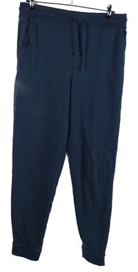 Dámské tmavomodré cuff tepláky M&S