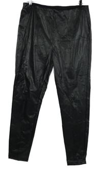 Dámské černé koženkové skinny kalhoty New Look 