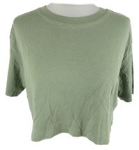 Dámské světlekhaki crop tričko FSBN