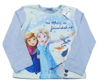 Pomněnkovo-modré triko s Frozen zn. Disney