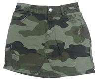 Army plátěná sukně Denim Co.