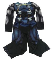 Kostým- modro-šedý overal- Avengers Marvel