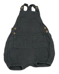 Šedé mušelínové laclové kraťasy George