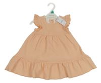 Nové - ORanžovo-bílé pruhované šaty Nutmeg