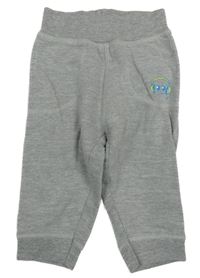 Šedé tepláky s potiskem Dopodopo