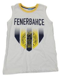 Bílé tílko s potiskem - Fenerbahce