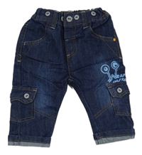 Tmavomodré rifle s kapsami a potiskem Ergee