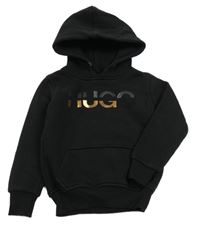 Černá mikina s kapucí - Hugo Boss
