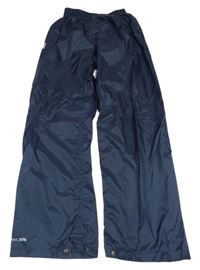 Tmavomodré šusťákové nepromokavé funkční kalhoty Trespass