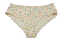 Smetanové puntíkaté plavkové kalhotky H&M