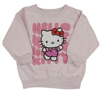 Světlerůžová mikina s Kitty Primark