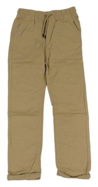 Béžové plátěné kalhoty Denim Co.