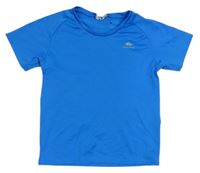 Modré funkční sportovní tričko Decathlon