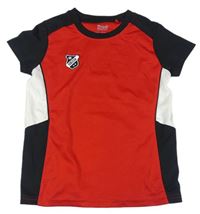 Červeno-černo-bílé sportovní tričko Crivit