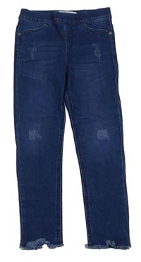 Tmavomodré džegíny s prošoupáním Denim Co. 