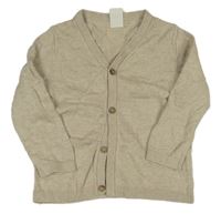 Béžový propínací svetr H&M