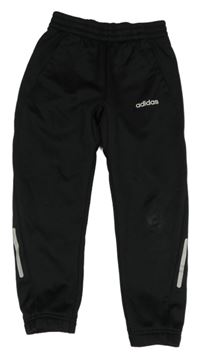 Černé sportovní kalhoty s logem Adidas